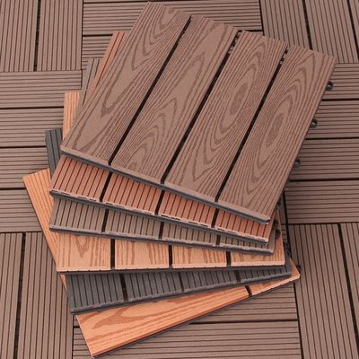 DIY クリック ロック 屋外 床 木 プラスチック 複合 床 床 庭 床
