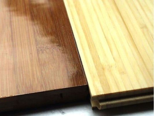 T G ストランド織りバンブー床パルケット ISO14001証明書付き 自然色