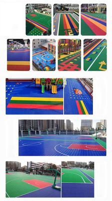 幼稚園 プラスチック スポーツ 床マット パーソナライズされた色で吊り床