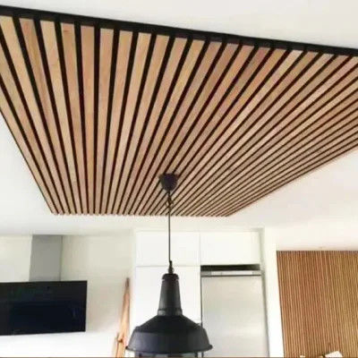 高効率な音吸収のためのカスタマイズされた3D装飾木材音響パネル