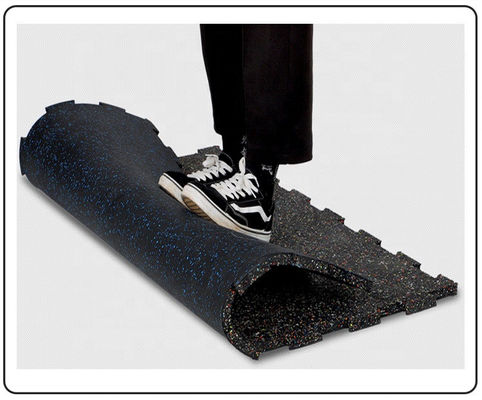 85% SBR Granules 15%EPDM Granules エヴァ ジム カーペット プラーク ガレージ/下敷地 ゴム 床