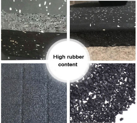 85% SBR Granules 15%EPDM Granules エヴァ ジム カーペット プラーク ガレージ/下敷地 ゴム 床