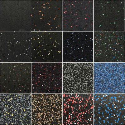 85% SBR Granules 15%EPDM Granules エヴァ ジム カーペット プラーク ガレージ/下敷地 ゴム 床