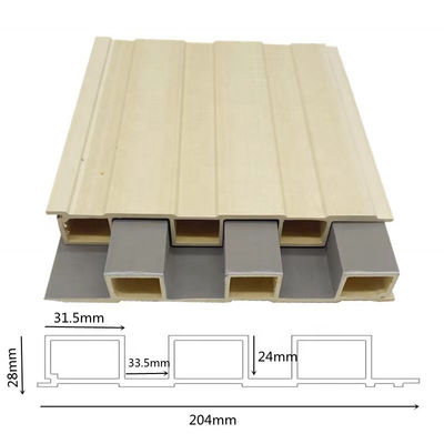 パーソナライズされたサイズ PWC 壁板 プラスチックシート de PVC Efecto Madera SPC 壁板のために