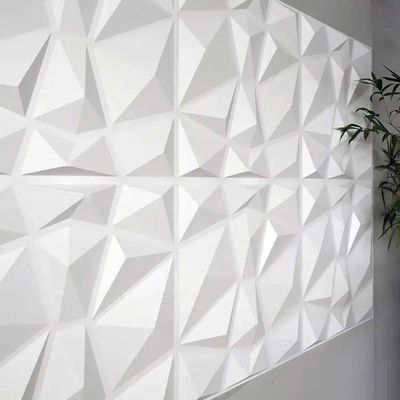 高級 リビング テレビ 背景 500mm*50mm PVC 3D 壁パネル 現代のデザイン