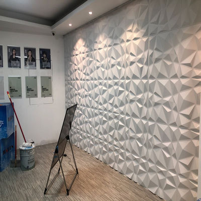 高級 リビング テレビ 背景 500mm*50mm PVC 3D 壁パネル 現代のデザイン